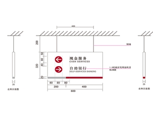 银行VI标识牌