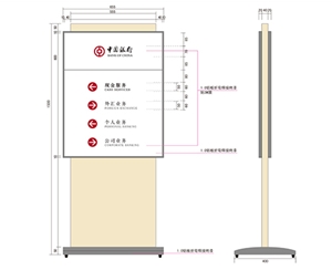 银行VI标识牌